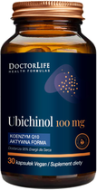 Suplement diety Doctor Life Ubichinol koenzym Q10 aktywna forma 100 mg 30 kapsułek (5903317644071) - obraz 1