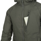 Куртка Helikon-Tex Wolfhound Hoodie® Climashield® Apex Alpha Green M - зображення 6