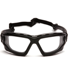 Тактические очки с уплотнителем Pyramex i-Force Slim Anti-Fog Черные защитные для стрельбы военные 0 - изображение 3