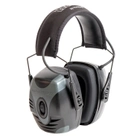 Навушники активні шумоподавлюючі Impact Pro R-01902 Чорні тактичні для стрільби - зображення 1