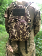 Тактический армейский военный рюкзак ПИКСЕЛЬ 20 л. крепления Molle, водонепроницаемая ткань - изображение 6