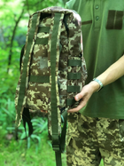 Тактический армейский военный рюкзак ПИКСЕЛЬ 20 л. крепления Molle, водонепроницаемая ткань - изображение 8