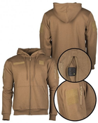 Кофта Sturm Mil-Tec Tactical Hoodie Zipper Coyote L 11472019 - изображение 2