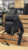 Рюкзак однолямковий Чорний Mil-Tec One Strap Assault Pack SM Schwarz (14059102-9) - зображення 3