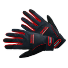 Перчатки комбинированные рабочие (размер XL) Toptul Черно-красный 000270424 - изображение 1