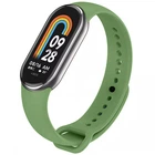 Силиконовый ремешок для Xiaomi Mi Band 8/9/10 Зеленый / Olive