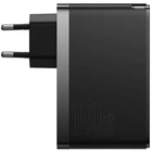 СЗУ Baseus GaN5 Pro 140W EU (1UAB-A/2C) + кабель Type-C to Type-C (CCGP100201) Black