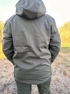 Тактична куртка хакі Туреччина COMBAT Бойовий софтшелл Softshell для жінок S XL - зображення 6