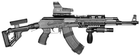 Пістолетна рукоятка FAB Defense AGR-47 прогумована для АК-47/74 (полімер) чорна - зображення 5