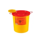 Контейнер для утилизации медицинских отходов 7,5 л с крышкой Желтый Moslab - изображение 1