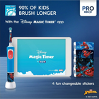 Електрична зубна щітка Oral-b Braun Vitality Pro Kids 3+ Spider-Man + Brush Head (8006540773659) - зображення 7