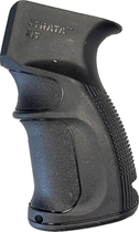 Пистолетная рукоятка Strata 22 KIT для АК-47/74 (Сайга) с отсеком под пенал Черная (2185480000011) - изображение 1