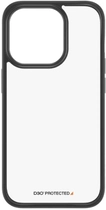Etui PanzerGlass ClearCase with D3O do Apple iPhone 15 Pro Transparent/Black (5711724011771) - obraz 1