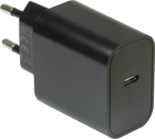 Ładowarka sieciowa Inter-Tech PD-2020 USB-C 20 W Czarna (88882225) - obraz 1