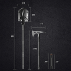 Багатофункціональний набір YUANTOOSE TL1-F4 саперна лопата, сокира, ложка, вилка, ніж - зображення 9