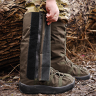 Тактические Бахилы водоталкивающие, Военные гамаши на обувь для Защиты от Дождя Хаки L (42-45) - изображение 4