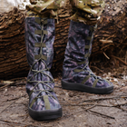 Тактичні Бахили водоштовхувальні, Військові гамаші на взуття для захисту від дощу Камуфляж XL (46-48) - зображення 1