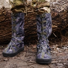 Тактичні Бахили водоштовхувальні, Військові гамаші на взуття для захисту від дощу Камуфляж XL (46-48) - зображення 4