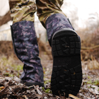 Тактические Бахилы водоталкивающие, Военные гамаши на обувь для Защиты от Дождя Камуфляж XL (46-48) - изображение 5