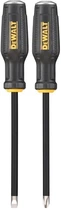 Набір викруток демонтажних DeWALT TOUGHSERIES™ FULL FIT, 2 шт: SL8 x 100 мм, Ph2 x 100 мм DWHT65100-0