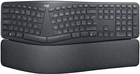 Klawiatura bezprzewodowa Logitech Ergo K860 RF Wireless + Bluetooth Nordic Layout Graphite (920-009168) - obraz 1