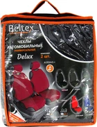 Чохли на сидіння (майки) (Beltex) Унів. перед. чорні Delux (к-т.-2шт.) BX12210