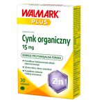 Дієтична добавка Walmark Органічний цинк 15 мг 30 таблеток (8595165287806) - зображення 1