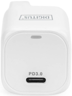 Мережевий зарядний пристрій Digitus USB-C 20Вт PD 3.0 Білий (DA-10060) - зображення 2