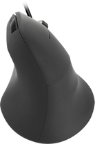 Mysz Speedlink Piavo Ergonomic Vertical Corded USB Black (SL-610019-RRBK) - obraz 2