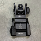 Цілик складаний Leapers UTG AR15 MNT-955, колір Чорний, відкидний приціл, на Picatinny - зображення 7