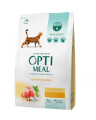 Сухой корм для кошек Optimeal Cat Adult Chicken