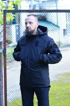 Куртка зимняя Полиция Vik-Tailor SoftShell Черная 60 - изображение 10