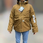 Жіноча куртка вогнетривка, розмір M, Carhartt FR Full Swing Quick Duck Jack колір Койот, зимова жіноча куртка - зображення 5