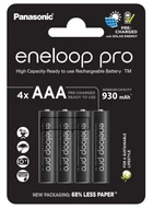 Аккумулятор Panasonic Eneloop Pro BK-4HCDE/4CP, AAA/(HR03), 930mAh, LSD Ni-MH, Eco Blister 4шт