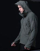 Кофта тактична флісова флісова куртка з капюшоном S.archon olive Розмір L - зображення 3