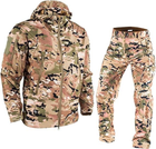 Костюм тактичний софтшелл Softshell Han Wild multicam (мультикам) XXL - зображення 1