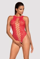 Боді з мережива відкрите Obsessive B120 S/M/L червоний