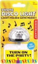 Диско-лампа для телефону Kikkerland Phone Disco Light Black (0612615095267) - зображення 4