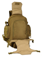 Рюкзак тактический походной 40л Protector Plus S427 coyote - изображение 13
