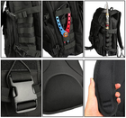 Рюкзак тактический походной Protector Plus X7 S413 black - изображение 5
