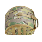 Рюкзак тактический на плитоноску для хранения, переноски балистического шлема, каски 1000D мультикам - изображение 5