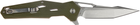 Ніж Artisan Cutlery 1812P-SGN Bombardier G-10 D2 Green (27980362) - зображення 2