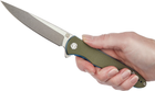 Нож Artisan Cutlery 1707P-GN Shark G-10 D2 Green (27980368) - изображение 5