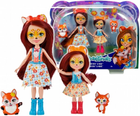 Zestaw lalek Mattel Enchantimals Felicity and Feana Fox Sisters (0194735009022) - obraz 2