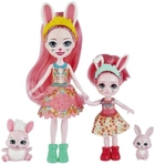 Набір ляльок Мattel Enchantimals Сестри Брі, Беделія та їхній кролик (0194735009008) - зображення 2