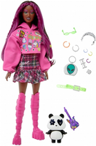 Lalka z akcesoriami Mattel Barbie Extra Fashion Pink Hair Pop Punk 29 cm (0194735106530) - obraz 3