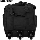 Сумка валіза та рюкзак на коліщатках Mil-Tec 110 л - чорна 13854002 - зображення 5