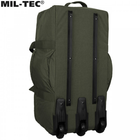 Сумка чемодан и рюкзак на колесиках Mil-Tec 110 л Olive 13854001 - изображение 7