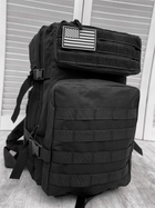 Тактичний штурмовий рюкзак black USA 45 LUX ml847 - зображення 1