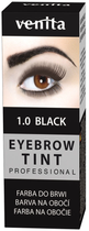 Farba do brwi Venita Professional Eyebrow Tint w proszku 1.0 Black (5902101302043) - obraz 1